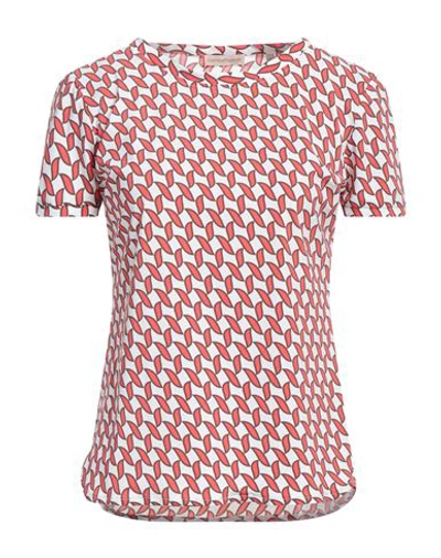 Shop Camicettasnob Woman T-shirt Red Size 10 Polyamide, Elastane