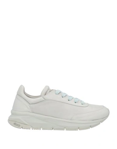 Pomme D'or Woman Sneakers Light Grey Size 12 Soft Leather In Blue