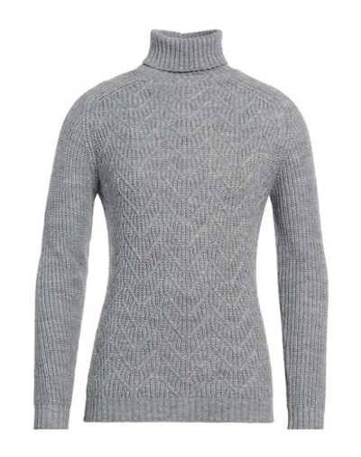 Shop North Pole Man Turtleneck Grey Size Xl Wool, Acrylic