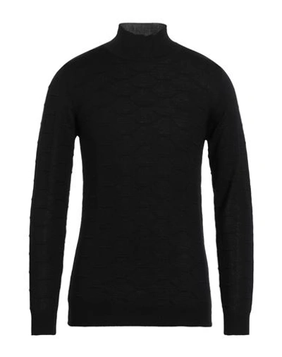 Shop Primo Emporio Man Turtleneck Black Size Xxl Merino Wool