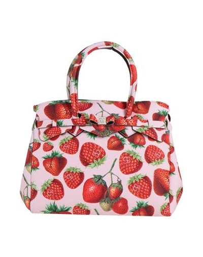 Shop Save My Bag Woman Handbag Light Pink Size - Peek (polyether - Ether - Ketone), Polyester, Elastane