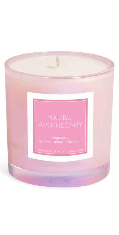 Malibu Apothecary Cap-d'ail Candle Iridescent Pink