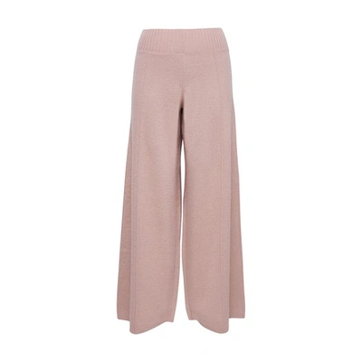 Shop Pringle Of Scotland Women's Cashmere Blend Trousers In Dusty_pink