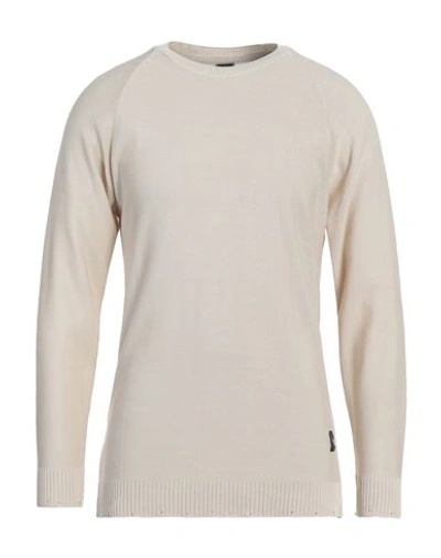 Shop Why Not Brand Man Sweater Beige Size Xxl Textile Fibers