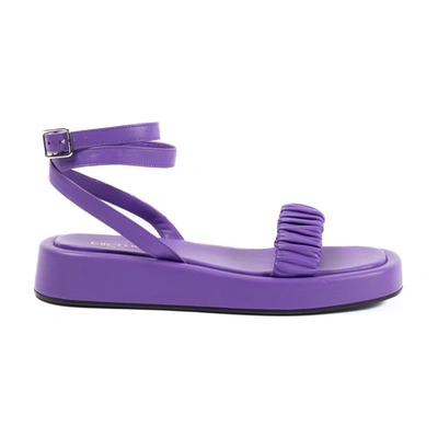 Shop Elleme Chouchou Platform Sandal In Purple