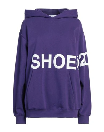 Shop Shoe® Shoe Woman Sweatshirt Purple Size Xl Cotton