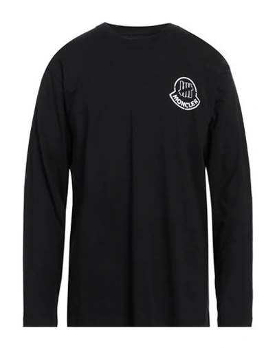 Shop Moncler 2  1952 Man T-shirt Black Size L Cotton