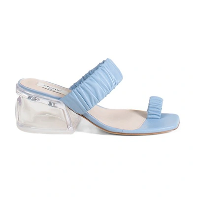 Shop Elleme Amor Plexiglass Heel Sandal In Blue