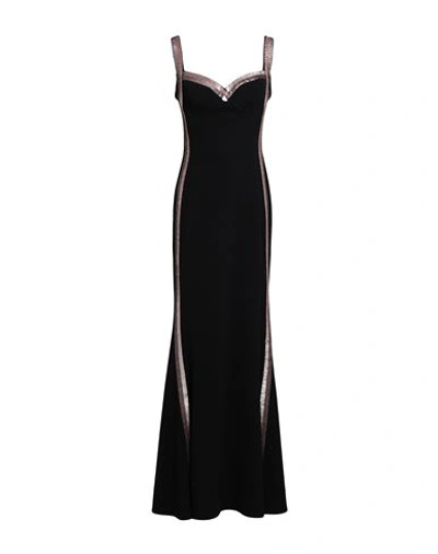 Shop Feleppa Woman Maxi Dress Black Size 4 Polyester, Elastane