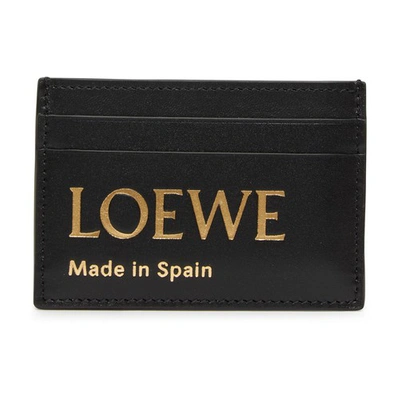 Shop Loewe Card Holder In Black
