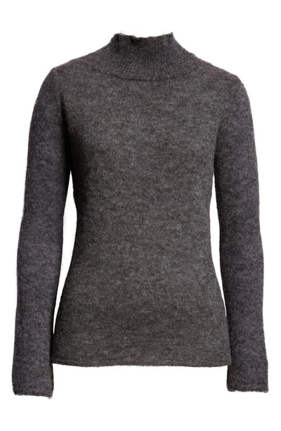 Shop Paloma Wool Widy Open Back Alpaca Blend Sweater In Dark Grey