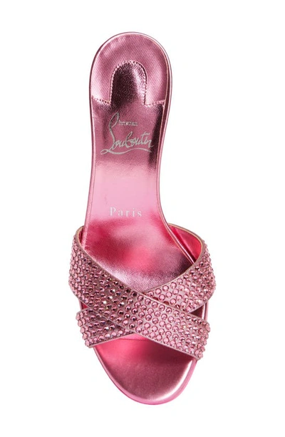 Shop Christian Louboutin Mariza Is Back Slide Sandal In P889 Version Glam