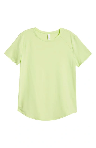 Shop Zella Energy Performance T-shirt In Green Calm