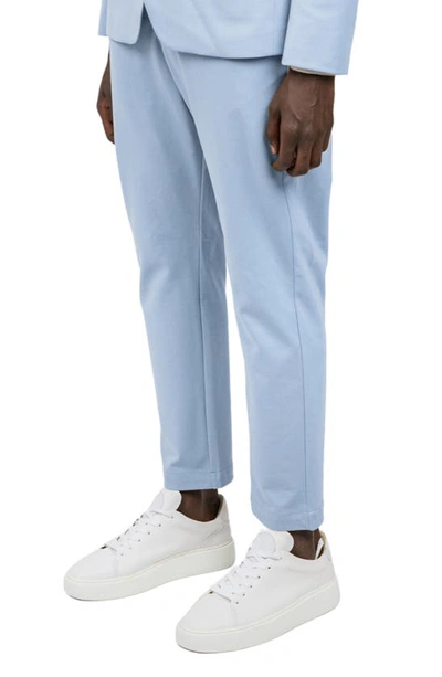 Shop D.rt Maclean Stretch Cotton Blend Pants In Powder Blue