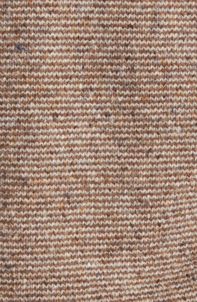 Shop Faherty X Doug Good Feather Donegal Wool Blend Crewneck Sweater In Brown Earth Fire