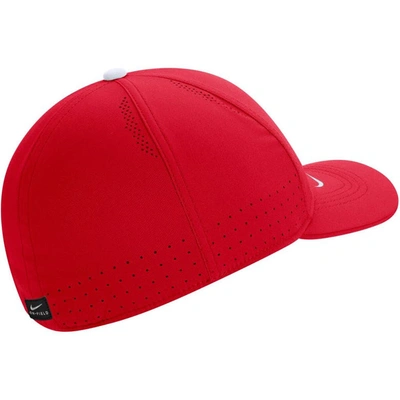 Shop Nike Red Team Usa Sideline Classic99 Swoosh Flex Hat