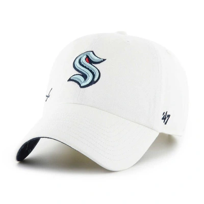 Shop 47 ' White Seattle Kraken Confetti Clean Up Adjustable Hat