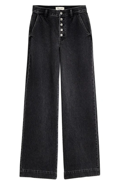 Shop Madewell Superwide Leg Jeans In Selwick Wash