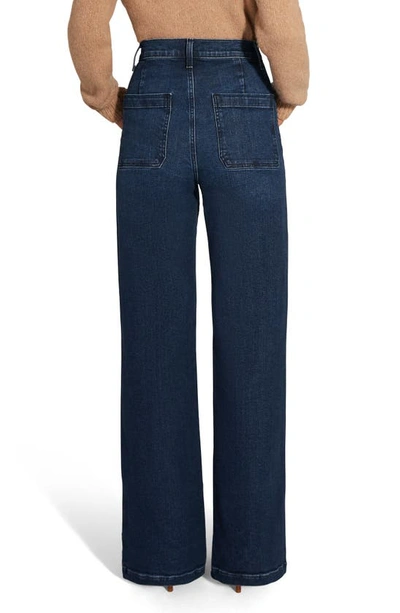 Favorite Daughter The Mischa Super High Waist Wide Leg Jeans In Columbia