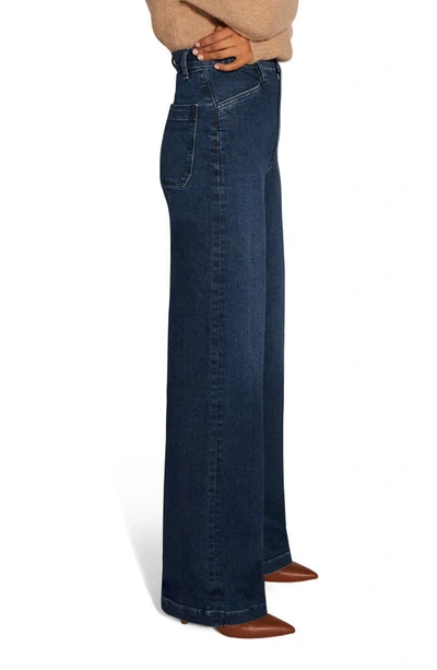 Favorite Daughter The Mischa Super High Waist Wide Leg Jeans In Columbia