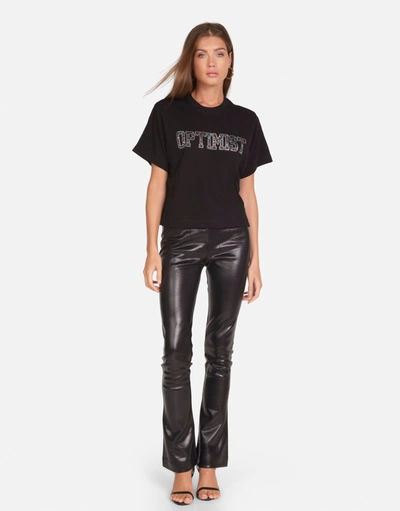 Lauren Moshi Rue Crystal Optimist In Black