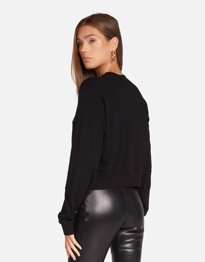 Lauren Moshi Spalding Crystal Optimist In Black