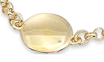 Shop Savvy Cie Jewels Disc Bracelet In Gold
