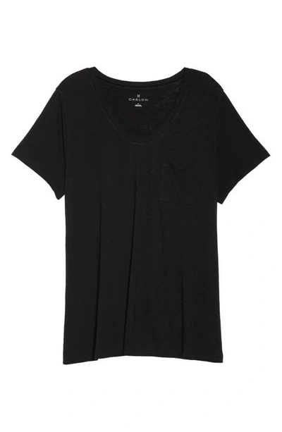 Shop Caslon ® U-neck T-shirt In Black