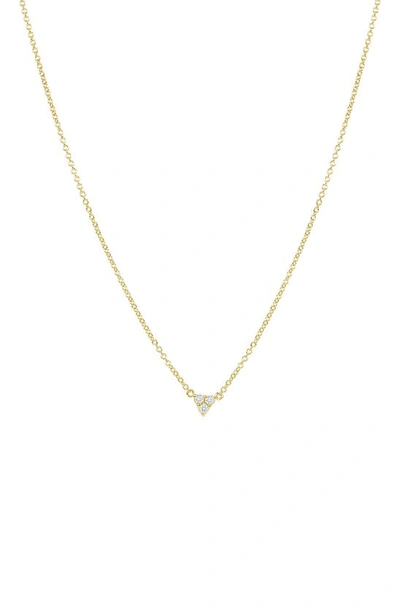 Shop Ron Hami 14k Yellow Gold Diamond Trio Pendant Necklace