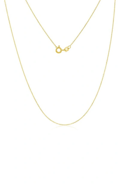 Shop Simona Cable Chain Necklace In Gold