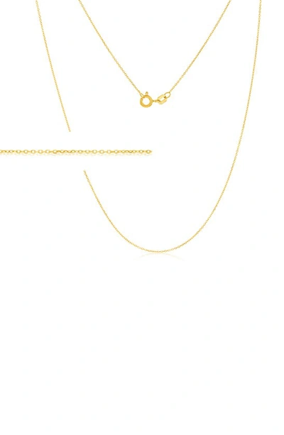 Shop Simona Cable Chain Necklace In Gold