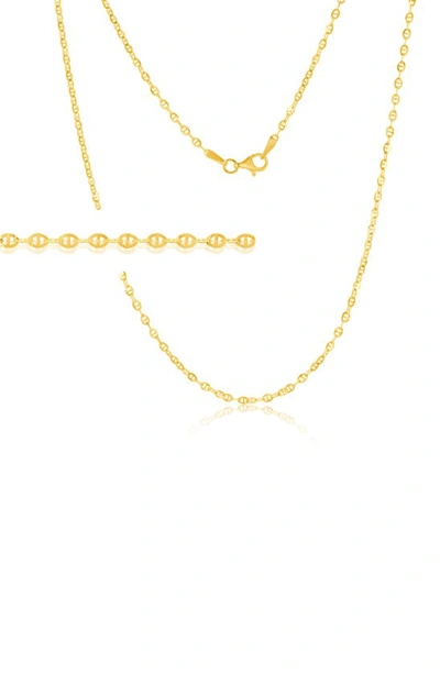 Shop Simona Marina Chain Necklace In Gold