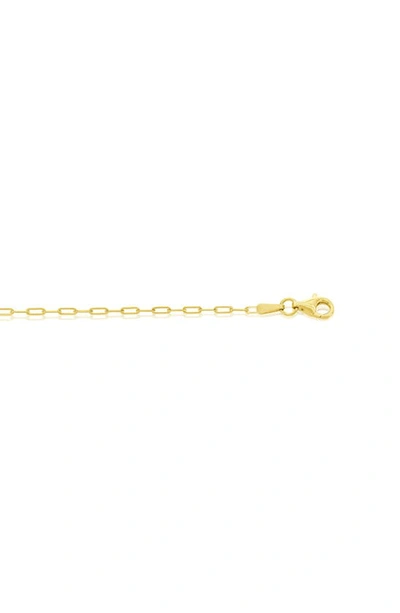 Simona Paper Clip Chain Necklace In Gold