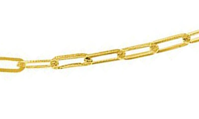 Simona Paper Clip Chain Necklace In Gold
