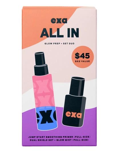 Exa All In Glow Prep + Set Duo