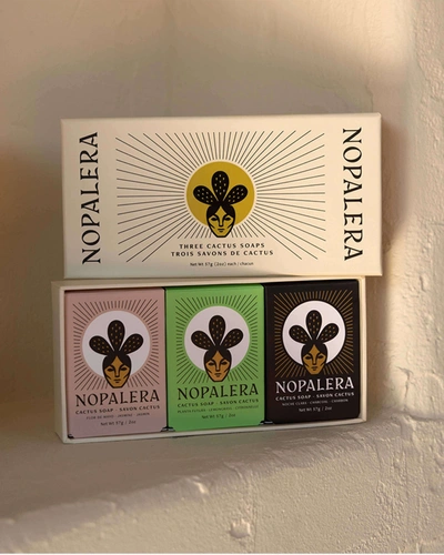 Nopalera Cactus Soap Mini Trio Set