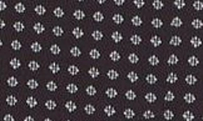 Shop 14th & Union Trim Fit Geometric Dot Performance Dress Shirt In Black Geo Dot