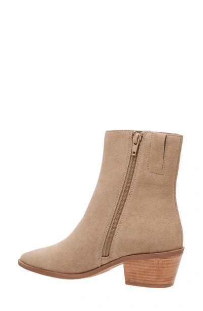 Shop Lisa Vicky Sunny-v Pointed Toe Bootie In Tan Camel