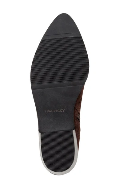 Shop Lisa Vicky Sunny-v Pointed Toe Bootie In Stout
