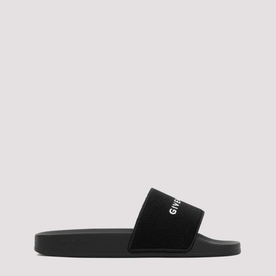 Shop Givenchy Slide Flat Sandal In Black