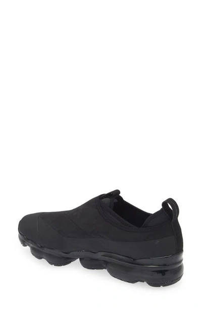 Nike Gender Inclusive Air Vapormax Roam Slip-on Running Shoe In Black/ Metallic Silver/ Black