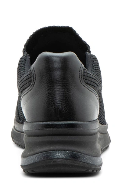 Shop Ara Nassau Waterproof Slip-on Sneaker In Black