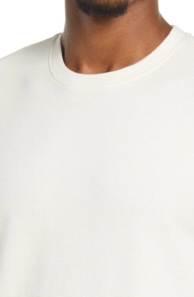 The Normal Brand Vintage Wash Thermal Long Sleeve T-shirt In Ivory