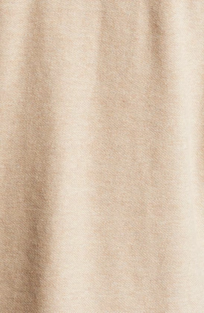 The Normal Brand Textured Knit Long Sleeve Button-up Shirt In Tan