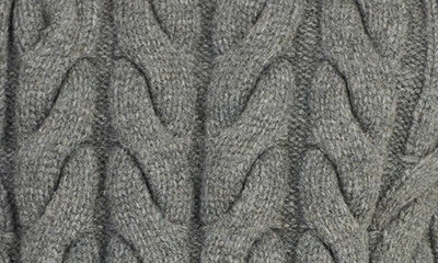 Endless Rose Imitation Pearl Trim Sweater In Charcoal
