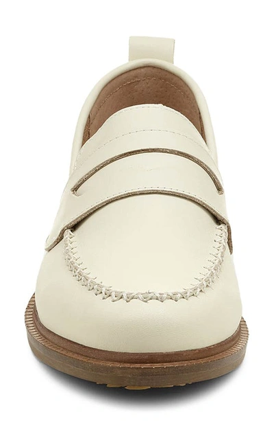 Kelsi Dagger Brooklyn Lens Penny Loafer In Salt