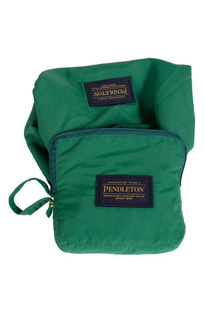 Pendleton Dog Rain Coat In Green