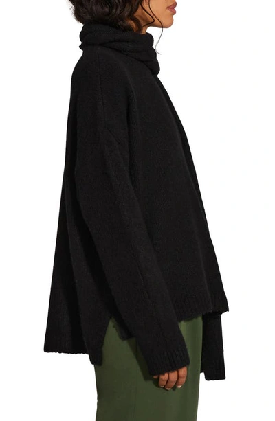Shop Favorite Daughter The Jamie Sweater & Scarf Set In Black