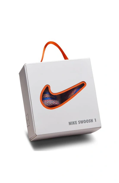 Shop Nike Kids' Swoosh 1 Sneaker In Sail/ Royal/ Red/ Vivid Sulfur