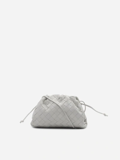 Shop Bottega Veneta The Mini Pouch Intreccio Leather Clutch Bag In Default Title